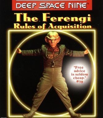 “Star Trek: Deep Space Nine: The Ferengi Rules of Acquisition” Review by Deepspacespines.com