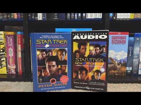 Star Trek: New Frontier books 1-4 audiobooks unboxing